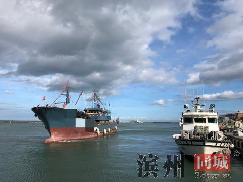 被扣押的大陆渔船（图源：联合新闻网）