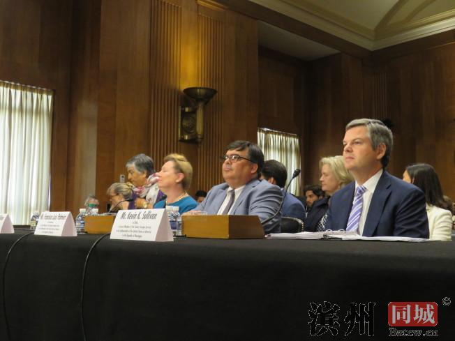 美国参议院外交委员会举行听证会（图片来源：《世界日报》）